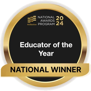 AUSactive Educator of the Year 2024, National Winner AUSactive Educator of the Year 2024, National Winner
